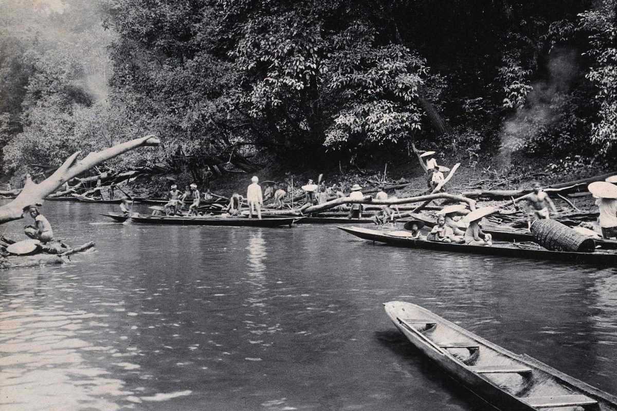 Boats on the Baram River