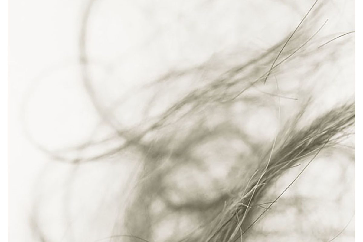 Close up photo of a pile of hair