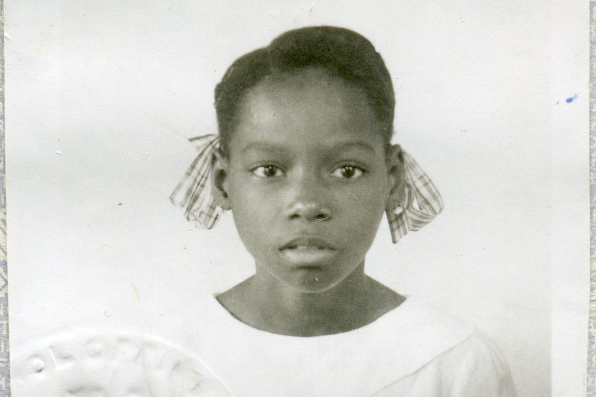 Judy Joseph Passport Picture, Trinidad 1961